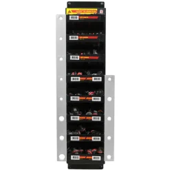 Accufit Oil Drain Plug Wall Rack, Loaded, 13 SKU