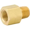 Adapter, Brass, 1/8 NPTM, 1/8 NPTF, Bag of 1