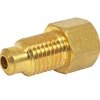 Adapter, Brass, M(3/8-24 I), F(M10x1.25 B), Bag of 1