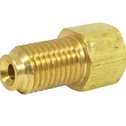 Adapter, Brass, M(3/8-24 I), F(M10x1.25 I), Bag of 1
