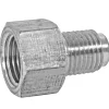 Adapter, Stainless Steel, F(7/16-24 I), M(3/8-24 I)