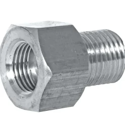 Adapter, Stainless Steel, F(7/16-24 I), M(1/2-20 I)