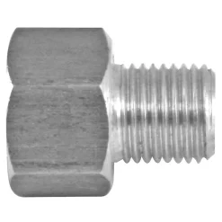 Adapter, Stainless Steel, F(1/2-20 I), M(7/16-24 I)