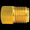 Brass Adapter, Female(7/16-24 Inverted), Male(9/16-18 Inverted)