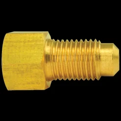 Brass Adapter, Female(3/8-24 Inverted), Male(3/8-24 Bubble)