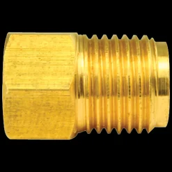 Brass Adapter, Female(3/8-24 Inverted), Male(9/16-18 Inverted)