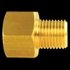Brass Adapter, Female(5/8-18 Inverted), Male(1/2-20 Inverted)