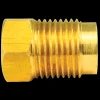 Brass Adapter, Female(3/8-24 Inverted), Male(9/16-20 Inverted)