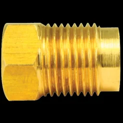 Brass Adapter, Female(3/8-24 Inverted), Male(9/16-20 Inverted)