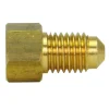 Brass Adapter, Female(3/8-24 Inverted), Male(M11x1.5 Bubble)