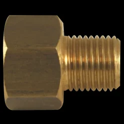 Brass Adapter, Female(1/2-20 Inverted), Male(7/16-24 Inverted)