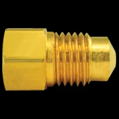Brass Adapter, Female(M10x1.0 Inverted), Male(M13x1.5 Bubble)