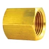 Brass Brake Line Union, 3/8" (5/8-18 Inverted)