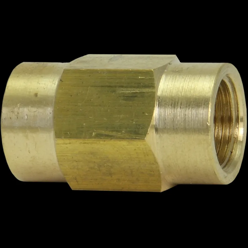 Brass Brake Line Union, 6mm (M12x1.0 Bubble)