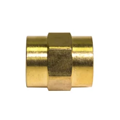 Brass Coupling, Female (1/2-14 NPT)