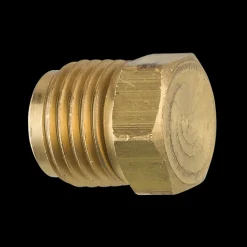 Brass Plug, 5/16" Tube (1/2-20 Inverted)