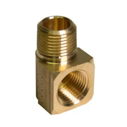 Brass Street Elbow, Male (3/8-18 NPT), Female (3/8-18 NPT)