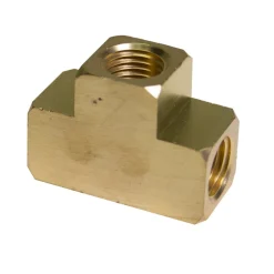 Brass Union Tee, Female (1/4-18 NPT)