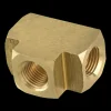 Brass Union Tee, Female (1/8-27 NPT)
