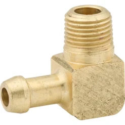 Clamp Elbow 90, Brass, 1/4" (1/8 NPTM), Bag of 1