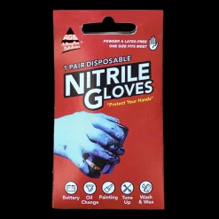 Disposable Nitrile Gloves, 2-pack (500ct case)
