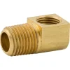 Elbow, Brass, F(7/16-24 I), M(1/4 NPTM), Bag of 1