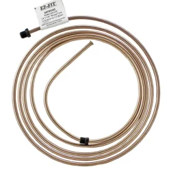 EZ-Fit Nickel Copper Brake Line - 1/4" x 128", (7/16-24 I)(1/2-20 I)