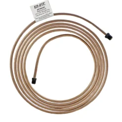 EZ-Fit Nickel Copper Brake Line - 1/4" x 143", (7/16-24 I)(1/2-20 I)