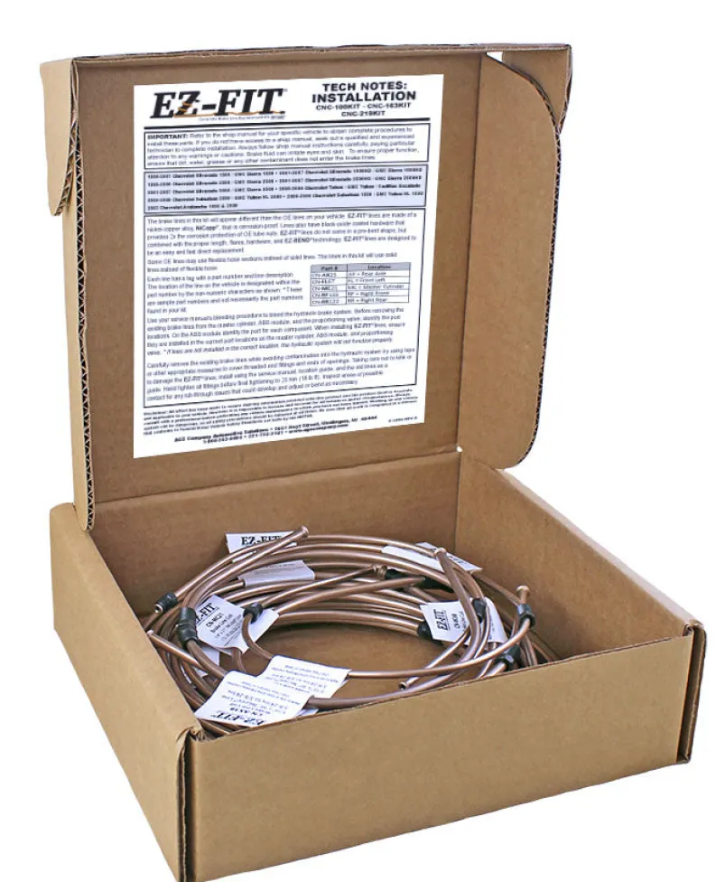 EZ-Fit NiCopp Kit, Dodge Ram 1500 2000-2001 Std Cab 78" Bed FWD - 2 Wheel ABS