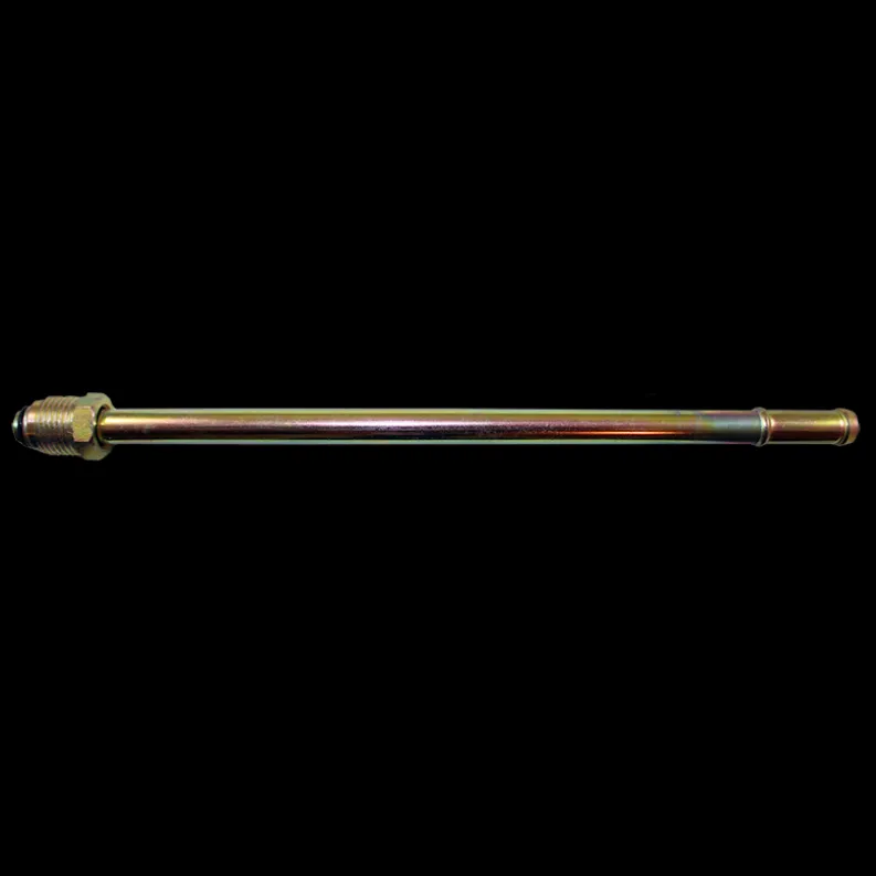 Fuel Line Adapter - 3/8" Steel to 3/8" Rubber Hose - 1 per Bag
