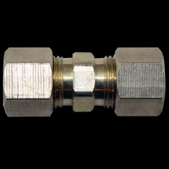 Fuel Line Compression Union - 5/16" Nylon to 5/16" Nylon - 2 per Bag