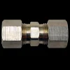 Fuel Line Compression Union - 3/8" Nylon to 3/8" Nylon - 2 per Bag