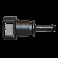 Fuel Line Quick Connect - Straight Push-On 3/8" Steel to 5/16" Nylon - 2 per Bag
