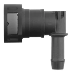 Fuel Line Quick Connect - 90 Degree 1/2" Steel to 1/2" Nylon - 2 per Bag