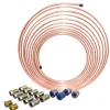 Nickel Copper Brake Line Coil and Tube Nut Kit