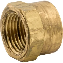 3/8" NPTF Brass End Cap - Bag of 1
