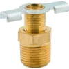 3/8" NPTM Brass Drain Cock, Bag of 1