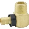 3/8" (3/8 NPTM) Brass Push-On Elbow - Bag of 10