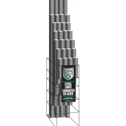 Poly-Armour PVF Steel Floor Display Domestic Lines