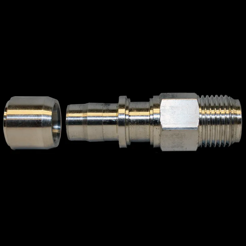 Power Steering Kledge-Lok Connector 3/8" 5/8-18 Inv, 1 per bag