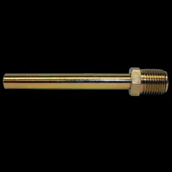 Power Steering Line Adapter 3/8" x 3" Straight 5/8-18 Inv, 2 per bag
