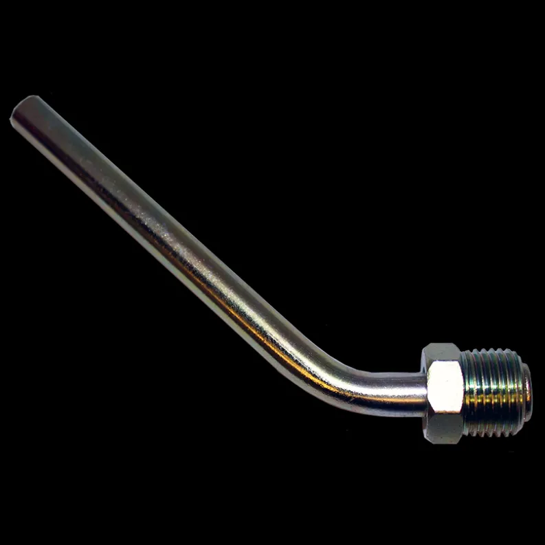 Power Steering Line Adapter 5/16" x 3" 45 Deg 5/8-18 Inv, 2 per bag