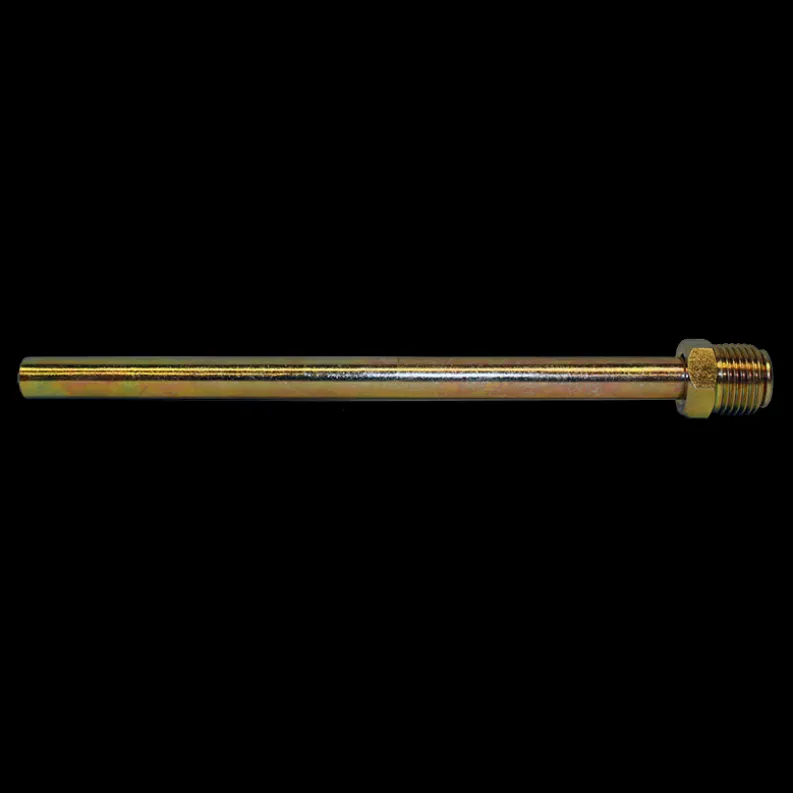 Power Steering Line Adapter 3/8" x 6" Straight 5/8-18 Inv, 2 per bag