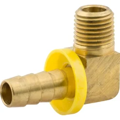 Push-On Elbow, Brass, 3/8" (1/4 NPTM), Bag of 10
