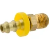 Push-On Swivel, Brass, 1/4" (7/16-24 I), Bag of 1
