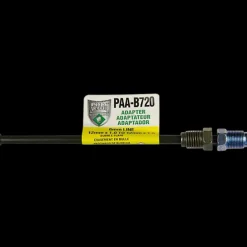 PVF Steel Brake Line Adapter, 6mm x 8" (M12x1.0 Bubble)(M12x1.5 Bubble)