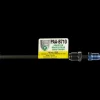PVF Steel Brake Line Adapter, 6mm x 8" (M12x1.0 Bubble)(M14x1.5 Bubble)