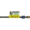 PVF Steel Brake Line Adapter, 1/4" x 8" (7/16-24 Inverted)(9/16-18 Inverted)