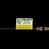 PVF Steel Brake Line Adapter, 3/16" x 8" (3/8-24 Inverted)(M10x1.0 Inverted)