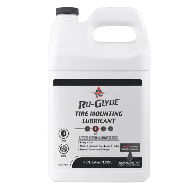 Ru-Glyde Tire Mounting and Rubber Lubricant, Bottle, 1 gal